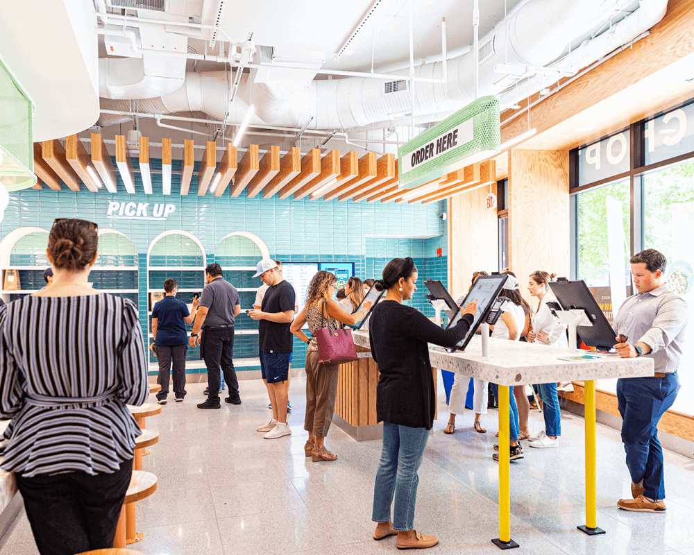 Chopt restaurant experience featured in ACV Consulting's brand positioning strategy case study.